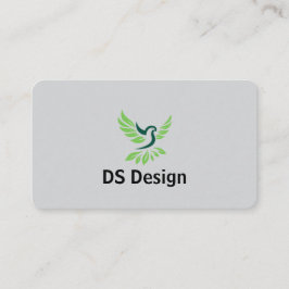 Modern Phoenix Logo Business Card Visitkort