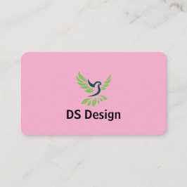 Modern Phoenix Logo Business Card Visitkort