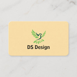 Modern Phoenix Logo Business Card Visitkort