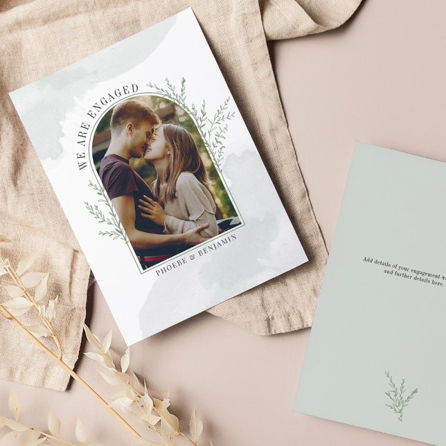 Modern Photo Arch-Förlovning Spara Datumet (Skapare uppladdad)