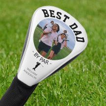 Modern Photo Best Pappa efter Par Golf Head Cover