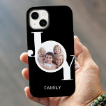 Modern Photo Black Fodral-Mate iphone case<br><div class="desc">Det här moderna fotofotonfotonfotonfotonet har ett enda foto och ord JOY i snyggt typografi i svart bakgrund. Enkelt anpassade om du vill byta till ditt namn på familjen ord. Använda Verktyg i Design om du vill ändra texten storlekt,  stil eller färg.</div>