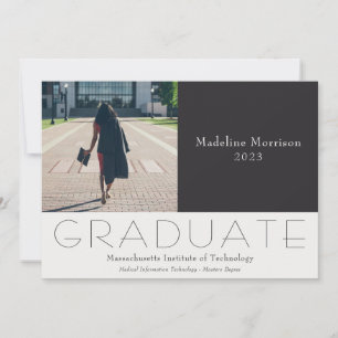 Modern Photo Black Student 2023-meddelande Meddelande