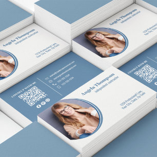Modern Photo Business QR-kod Visitkort