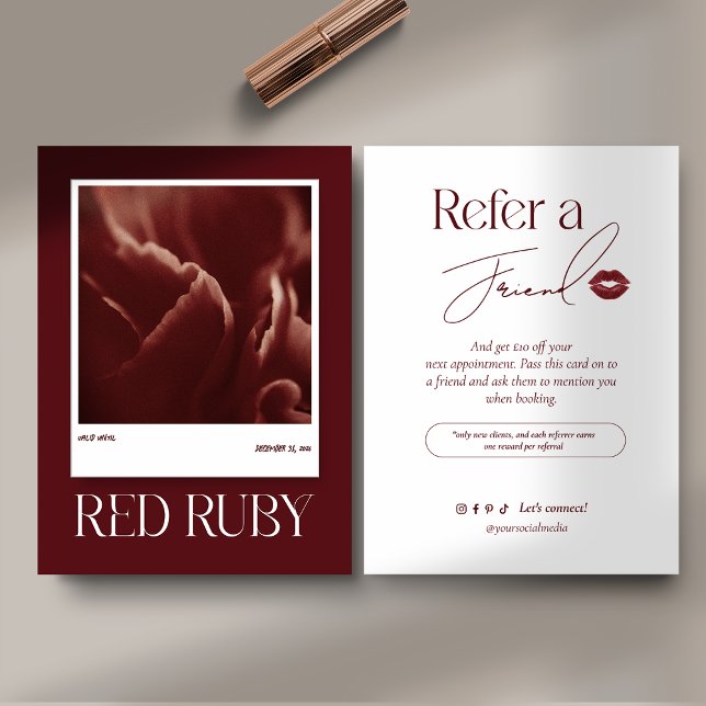 Modern Photo Business Referral Card (Skapare uppladdad)