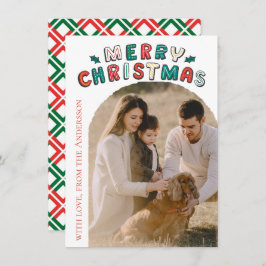 Modern Photo Christmas Julkort