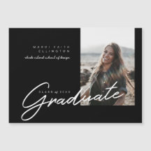 Modern Photo Classic Black Student-meddelande