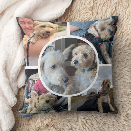 Modern Photo Collage Dekorativ kudde