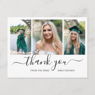 Modern Photo Collage Elegant Studenten Vykort