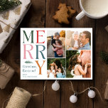 Modern Photo Collage-familjens Helgdag - jul Julkort<br><div class="desc">Vårt Modern Photo Collage Family Helgdag-julhälsningskort är perfektens sätt att säsongens glädje och värme med dina nära och kära! Detta pulserande och festliga kort är designat för att fånga tillsammans och firande innersta väsen, skapar det vara ett idealiskt val för att sprida helgdag. Det här kortet har en unik design...</div>