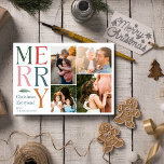 Modern Photo Collage-familjens Helgdag - jul Julkort<br><div class="desc">Vårt Modern Photo Collage Family Helgdag-julhälsningskort är perfektens sätt att säsongens glädje och värme med dina nära och kära! Detta pulserande och festliga kort är designat för att fånga tillsammans och firande innersta väsen, skapar det vara ett idealiskt val för att sprida helgdag. Det här kortet har en unik design...</div>