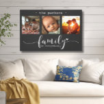 Modern Photo Collage Family är allt Canvastryck<br><div class="desc">Den här fantastiska kanvas-väggkonsten har ett vackert fotokollage med tre ram som visar omhuldade minnen, och som läggs till med det hjärtliga budskapet "Familj är allt". Den svarta och vita eleganten skapar tillsammans med utsökt skript och trycktypografi ett sofistikerat och hållbart biet som kompletterar alla insida stil. Anpassa det till...</div>