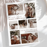 Modern Photo collage God jul Julkort<br><div class="desc">Fira säsongen i stil med vårt moderna sju fotosamlingskort för julgranar. Det här vackert designade kortet innehåller sju av dina favoritfoton som är ordnade i en ren och contemporary layout. Med elegantens skript får du en smula sofistikering på dina helgdagar. Perfekt för att dela minnesvärda stunder med vänner och familj,...</div>