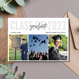 Modern Photo Collage High School Studenten Meddelande