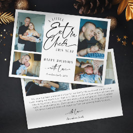 Modern Photo Collage i julklapp i Baby Julkort