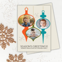 Modern Photo Collage-jul i mitten av århundradet