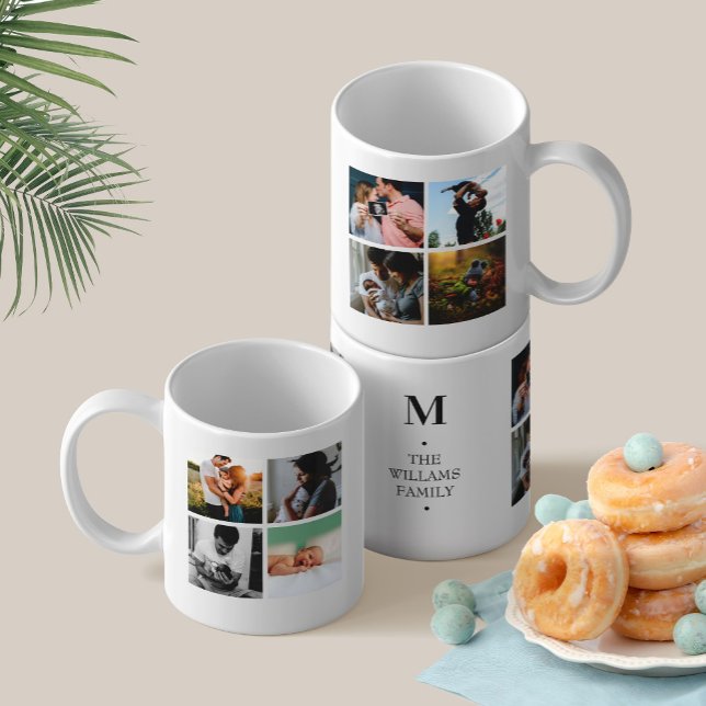 Modern Photo Collage keepsakinstagram Kaffemugg (Skapare uppladdad)