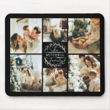 Modern Photo Collage Personlig Monogram Gift Mo