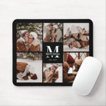 Modern Photo Collage Personlig Monogram Gift