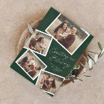 Modern Photo Collage-Religiösa - jul Julkort<br><div class="desc">Modern Photo Collage Religiösa julkort med ytterligare Helgdag från familjen på baksidan. Klicka på knappen Anpassa om du vill anpassa den här designen med foton och text.</div>
