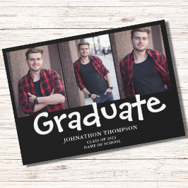 Modern Photo Collage Studenten Meddelande