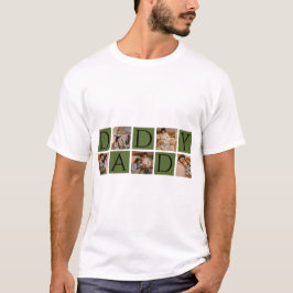 Modern Photo Collage T-Shirt - Anpassningsbar 5Pho