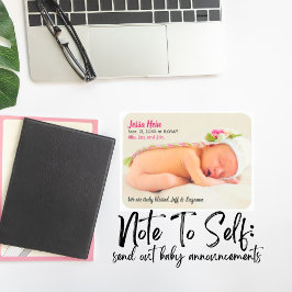 Modern Photo Flicka Namn Birth Stats Magnet