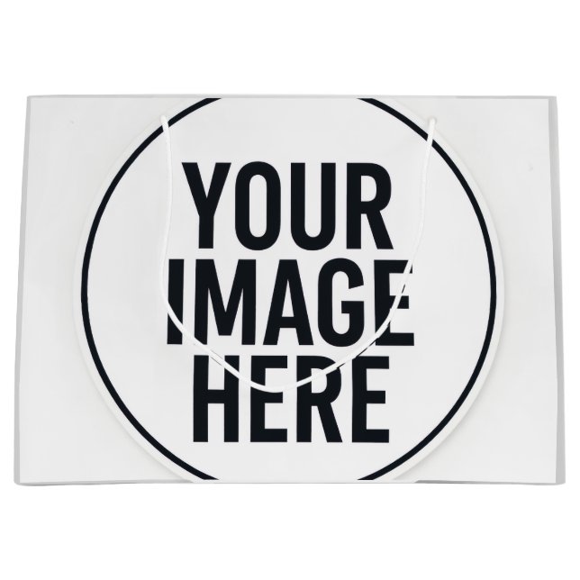 Modern Photo Frame Paper Shopping Bag (Framsidan)