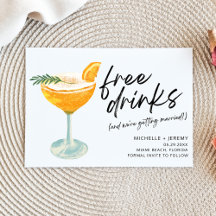 Modern Photo Funny Bröllop spara datum