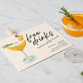 Modern Photo Funny Bröllop spara datum Spara Datumet