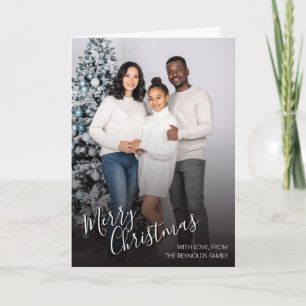 Modern Photo God jul Greeting Card Kort