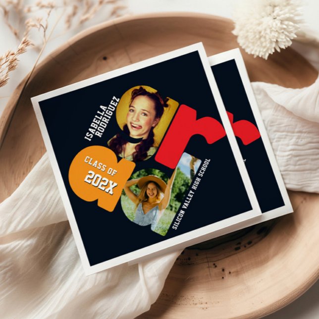 Modern Photo Graduation Pappersservett (Skapare uppladdad)