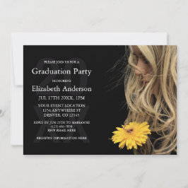 Modern Photo Graduation Party Inbjudningar