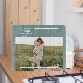 Modern Photo Grönt Family Loving Gift