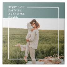 Modern Photo Grönt Family Loving Gift