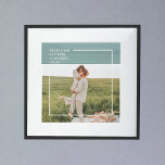 Modern Photo Grönt Family Loving Gift Poster<br><div class="desc">Introduktion till Modern Photo Grönt-familjen, en vacker gåva! Den här gåvan är ett sätt att fånga och fira kärlek och band inom en familj, samtidigt som den tillför lite elegans och modernitet till vilken hemskör som helst.Den moderna foto-Grönt-familjen Loely Gift är inte bara ett vackert dekorativt biet utan också en...</div>