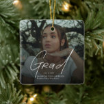 Modern Photo High School Graduation Gifts Julgransprydnad Keramik<br><div class="desc">Celebrate a meaningful milestone with this Modern Photo High School Graduation Gifts Ceramic Ornament. Featuring a favorite senior photo paired with clean modern typography, this personalized graduation ornament captures a special moment to cherish for years to come. Perfect for high school graduation celebrations, Class of keepsakes, or thoughtful graduation gifts,...</div>