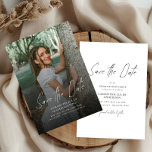 Modern Photo High School Graduation  Spara Datumet<br><div class="desc">Announce your graduate’s milestone with this Modern Photo High School Graduation Save the Date. Featuring a clean, contemporary layout and stylish typography, this design highlights a favorite senior photo while sharing the important celebration date with family and friends. Perfect for high school graduation parties, senior celebrations, and Class of 2026...</div>