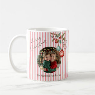 Modern Photo Jul Preppy Rosa Rand Kaffemugg