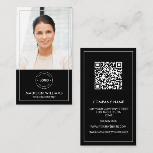 Modern Photo Logotyp QR-kodAffärskort Visitkort