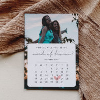 Modern Photo Maid of honor Frieri kalender