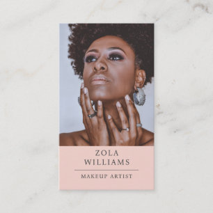 Modern Photo Makeup Artist Visitkort