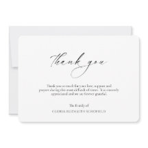 Modern Photo Minimal Elegant Funeral
