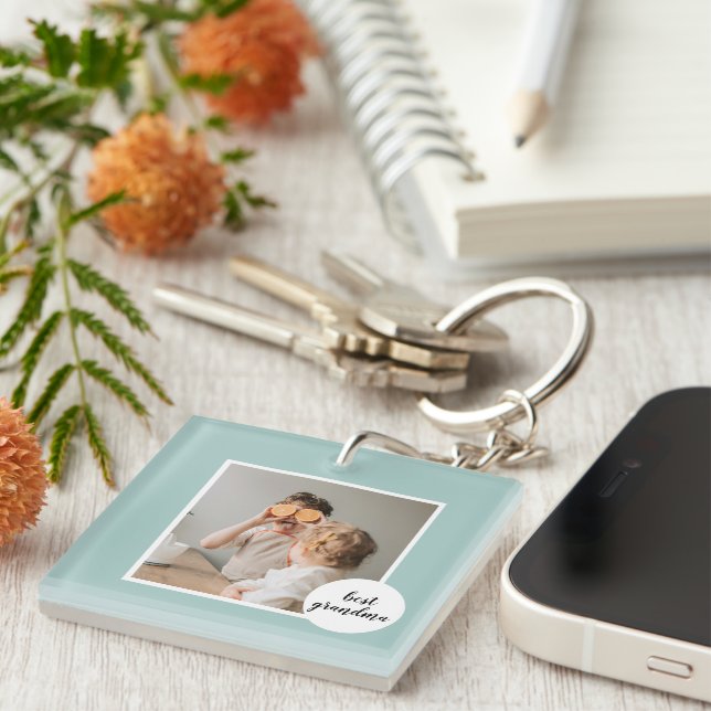 Modern Photo Mint Loely Grandma Gift (Högra Framsidan)