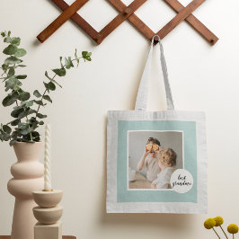 Modern Photo Mint Loely Grandma Gift Tygkasse