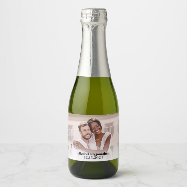 Modern Photo Namn Bröllop Datum Personligt bröllp (Framsida)