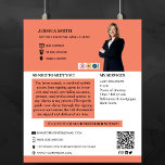 Modern Photo Notary Signing Agent Flygblad<br><div class="desc">Modern,  trendig Notary-fotoflygare har ett enda PNG-foto och kontaktuppgifter på en orange och vit bakgrund. Anpassa ytterligare med information om färg och social i din tjänst.</div>