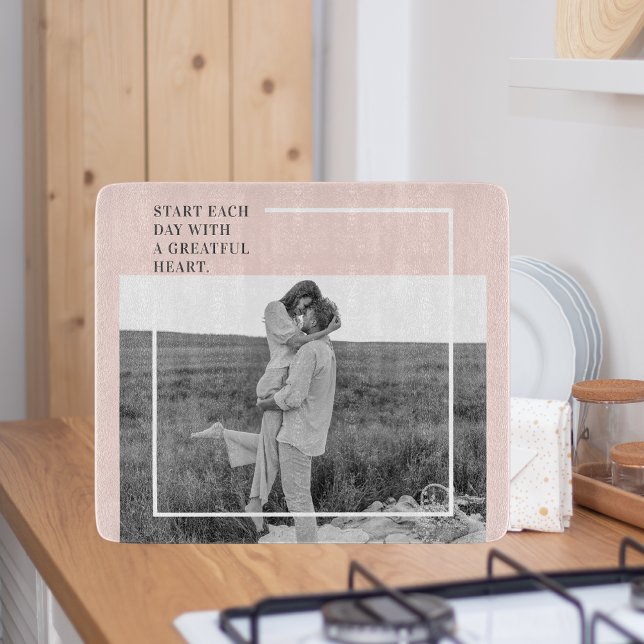 Modern Photo Pastel Rosa Family Loely Gift (Skapare uppladdad)