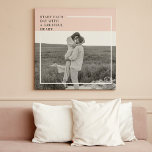 Modern Photo Pastel Rosa Family Loely Gift Canvastryck<br><div class="desc">Modern Photo Pastel Rosa Family Loely Gift</div>