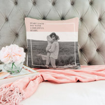 Modern Photo Pastel Rosa Family Loely Gift